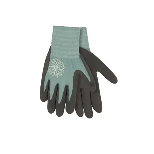 Bamboo Knit Shell Gloves, Latex Palm & Fingers, Purple, Women's S Bamboo Knit Shell Gloves, Latex Palm & Fingers, Purple, Women's S