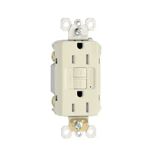 radiant GFCI Duplex Receptacle, 2 -Pole, 15 A, 125 VAC, Back, Side Wiring, NEMA: 5-15R radiant GFCI Duplex Receptacle, 2 -Pole, 15 A, 125 VAC, Back, Side Wiring, NEMA: 5-15R