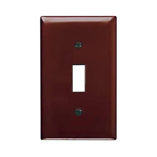 TradeMaster TP Wallplate, 4.6875 in L, 2.937 in W, 1 -Gang, Nylon, Brown TradeMaster TP Wallplate, 4.6875 in L, 2.937 in W, 1 -Gang, Nylon, Brown