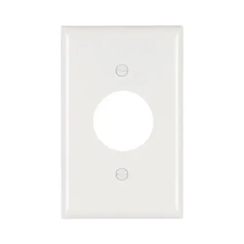 TradeMaster TP Wallplate, Standard, 1 -Gang, Nylon, White TradeMaster TP Wallplate, Standard, 1 -Gang, Nylon, White