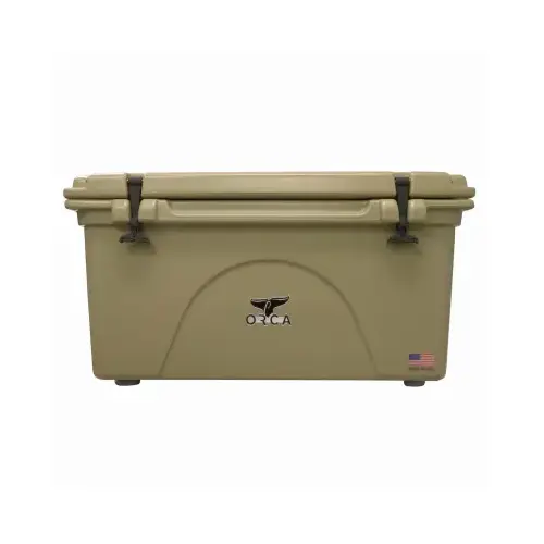 Cooler, 75 qt Cooler, Tan, Up to 10 days Ice Retention Cooler, 75 qt Cooler, Tan, Up to 10 days Ice Retention