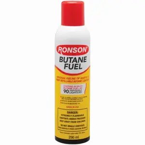 Ronson 99148-XCP12 Multi-Fill Butane Fuel, 165 g Refill Pack - pack of 12