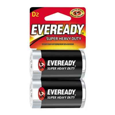Energizer Battery 1.5 V Battery 800 mAh D Battery Zinc Manganese Dioxide Pair 1250SW-2