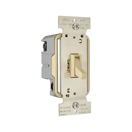 600-Watt Ivory 3-Way Toggle Dimmer Switch 600-Watt Ivory 3-Way Toggle Dimmer Switch