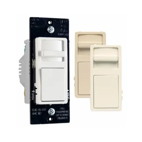 CFL/LED Decorator Dimmer Switch, Wide Slide, 450-Watts CFL/LED Decorator Dimmer Switch, Wide Slide, 450-Watts