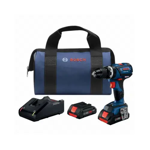 18-Volt Cordless Hammer Drill, Brushless Motor, Lithium-Ion Battery, 1/2-In. 18-Volt Cordless Hammer Drill, Brushless Motor, Lithium-Ion Battery, 1/2-In.