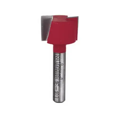 Router Bit, 5/8 in Dia Cutter, 2 in OAL, 1/4 in Dia Shank, 2-Cutter, Carbide Router Bit, 5/8 in Dia Cutter, 2 in OAL, 1/4 in Dia Shank, 2-Cutter, Carbide