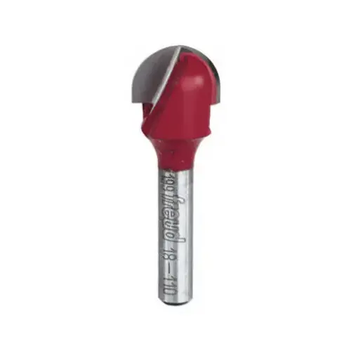 Router Bit, 5/8 in Dia Cutter, 2 in OAL, 1/4 in Dia Shank, 2-Cutter, Carbide Router Bit, 5/8 in Dia Cutter, 2 in OAL, 1/4 in Dia Shank, 2-Cutter, Carbide