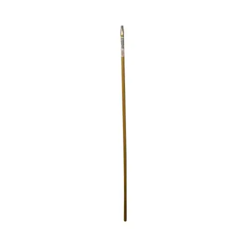 Broom Handle With Metal Ferrule, Hardwood, 60 In.