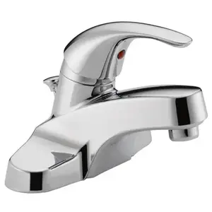 Delta P188620LF Peerless Tunbridge Series Bathroom Faucet, 1.2 gpm, 1-Faucet Handle, Brass, Chrome Plated, Lever Handle