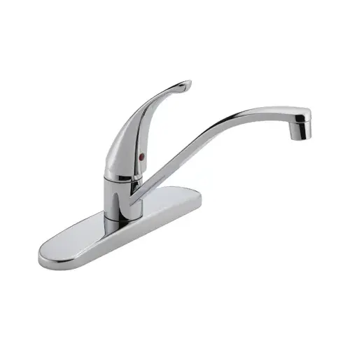 Peerless Tunbridge Series Kitchen Faucet, 1.8 gpm, Chrome Plated, Deck Mounting, Lever Handle