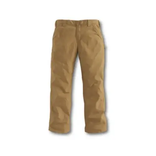 Dungaree Work Pants, Canvas, Loose Original Fit, Dark Khaki, 33 x 34 In.