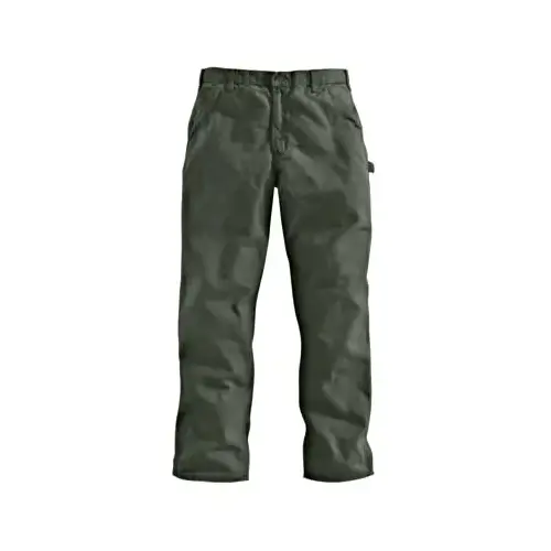 Dungaree Work Pants, Washed Duck, Loose Original Fit, Moss, 38 x 34-In. Dungaree Work Pants, Washed Duck, Loose Original Fit, Moss, 38 x 34-In.