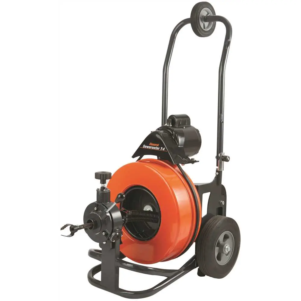 National Brand Alternative General Sewerooter T-4 Drain Cleaner with 100 ft. x 9/16 in. Cable P-T4-C National Brand Alternative General Sewerooter T-4 Drain Cleaner with 100 ft. x 9/16 in. Cable P-T4-C