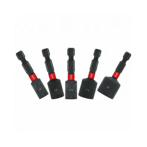 Nutsetter Set, 5-Piece, Assorted, Magnetic Nutsetter Set, 5-Piece, Assorted, Magnetic