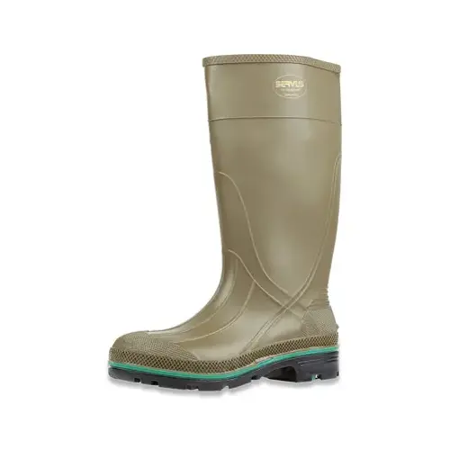Northener Series Non-Insulated Work Boots, 14, Brown/Green/Olive, PVC Upper, Insulated: No Pair Northener Series Non-Insulated Work Boots, 14, Brown/Green/Olive, PVC Upper, Insulated: No Pair