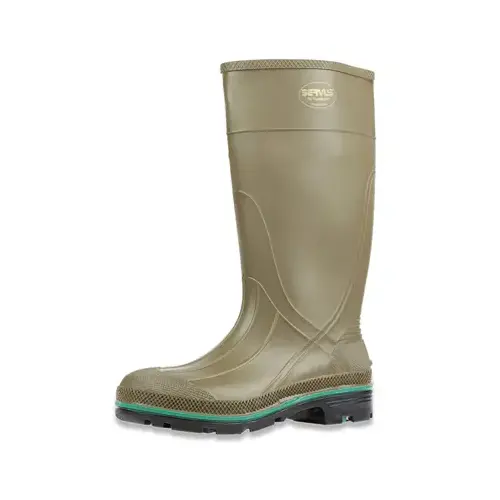 Northener Series Non-Insulated Work Boots, 12, Brown/Green/Olive, PVC Upper, Insulated: No Pair Northener Series Non-Insulated Work Boots, 12, Brown/Green/Olive, PVC Upper, Insulated: No Pair