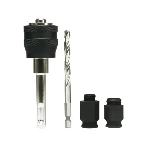 Hole Saw Arbor: 6" Saw Dia, SDS Plus Shank, Drill Pilot Hole Saw Arbor: 6" Saw Dia, SDS Plus Shank, Drill Pilot