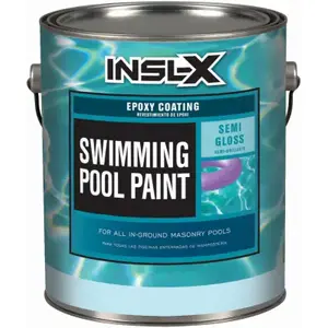 Insl-X IG4042S99-2K Swimming Pool Paint  S-G 2PART Indoor and Outdoor Semi-Gloss Ocean Blue Epoxy 2 gal Ocean Blue