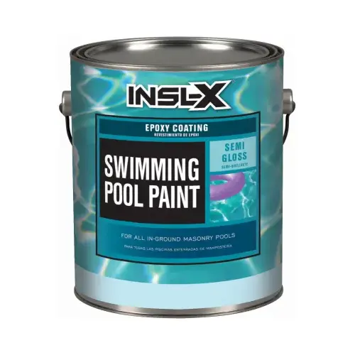 Swimming Pool Paint  S-G 2PART Indoor and Outdoor Semi-Gloss Ocean Blue Epoxy 2 gal Ocean Blue