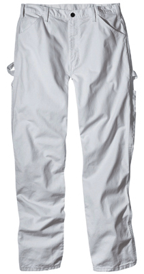 Dickies 1953WH 3432 Painter's Pants Men's 34x32 White White Buy Now