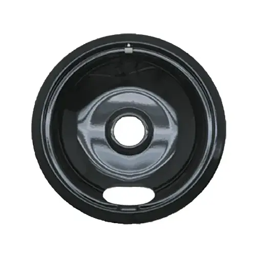 Electric Range Drip Pan, "A" Series Plug-In Element, Non-Stick Porcelain, 6 In. Gloss