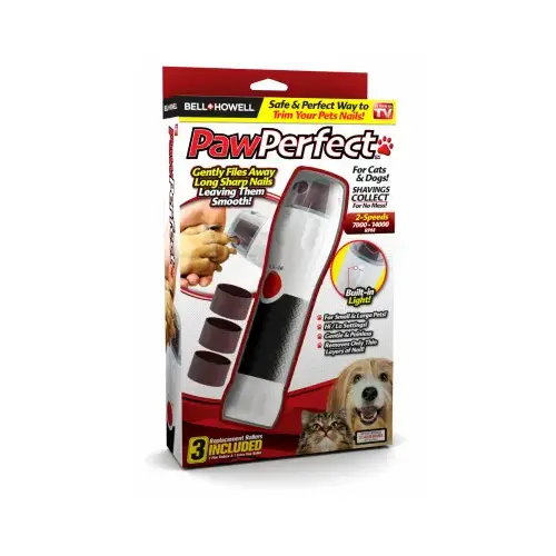 Nail Trimmer Paw Perfect White Cat/Dog White