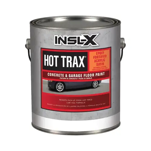 Concrete & Garage Floor Paint Hot Trax White Water-Based Acrylic 1 gal White Concrete & Garage Floor Paint Hot Trax White Water-Based Acrylic 1 gal White