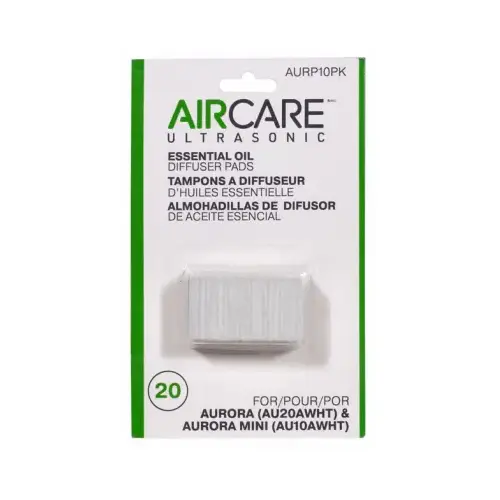 Aircare 1 In. Cotton Fiber Aromatherapy Humidifier Oil Pad (10-Pack) White Aircare 1 In. Cotton Fiber Aromatherapy Humidifier Oil Pad (10-Pack) White