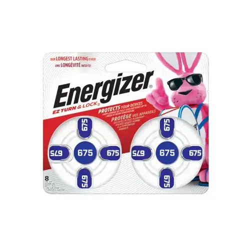 Hearing Aid Batteries, Size 675, Blue Tab - pack of 6 Hearing Aid Batteries, Size 675, Blue Tab - pack of 6