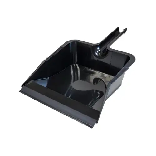 Dust Pan Plastic Wide Mouth Black