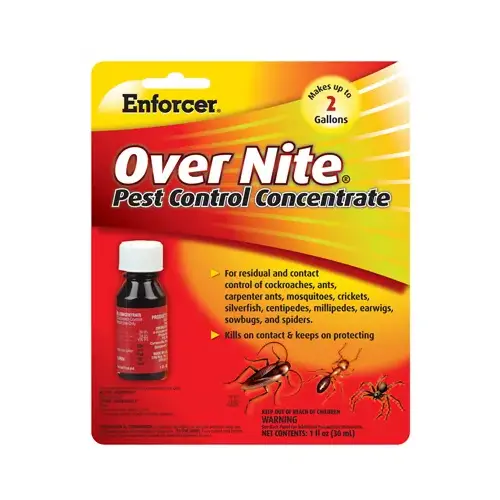 Home Pest Control Over Nite Liquid Concentrate 1 oz Home Pest Control Over Nite Liquid Concentrate 1 oz