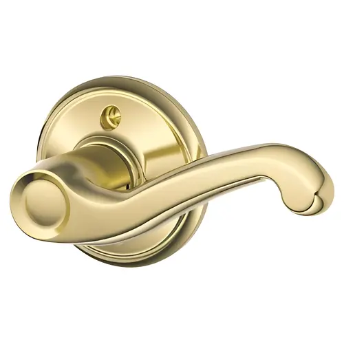 Dummy Lever Flair, Steel Material, Right Handed, 2 Grade, Adjustable Backset 2-3/8" To 2-3/4", Bright Brass Finish Dummy Lever Flair, Steel Material, Right Handed, 2 Grade, Adjustable Backset 2-3/8" To 2-3/4", Bright Brass Finish