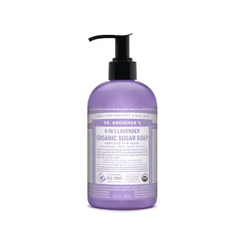 Sugar Soap Dr. Bronner's 4-in-1 Organic Lavender Scent 12 oz