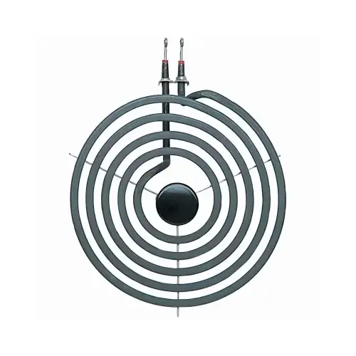 Style A 8 In. 5-Coil Plug-in Range Element with Y Bracket Black Style A 8 In. 5-Coil Plug-in Range Element with Y Bracket Black