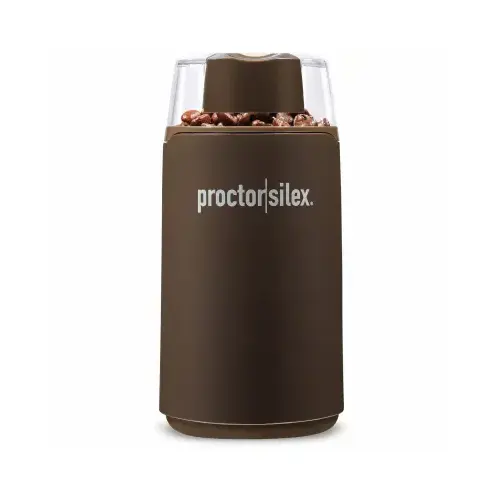 Proctor Silex 12 Cup Fresh Grind Brown Coffee Grinder White Proctor Silex 12 Cup Fresh Grind Brown Coffee Grinder White