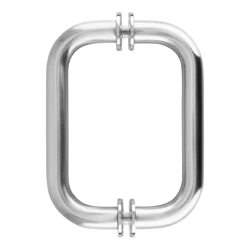 Brushed Stainless 6" BM Series Tubular Back-to-Back Pull Handle