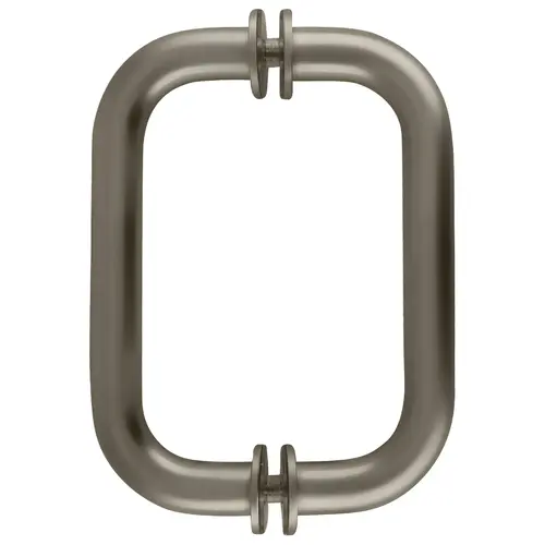Satin Nickel 6" BM Series Tubular Back-to-Back Pull Handle Satin Nickel 6" BM Series Tubular Back-to-Back Pull Handle