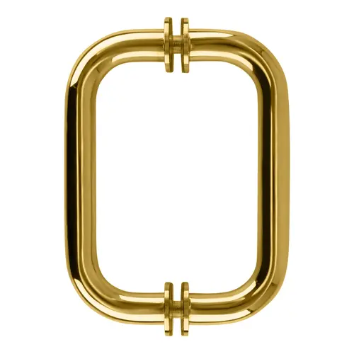 Unlacquered Brass 6" BM Series Tubular Back-to-Back Pull Handle Unlacquered Brass 6" BM Series Tubular Back-to-Back Pull Handle