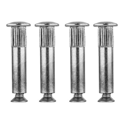 Chrome Sex Bolt Mounting Screws, Pack of 4