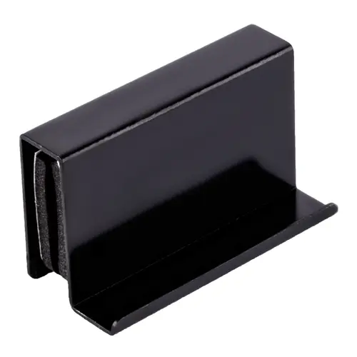 Black Finger Grip Strike Plate