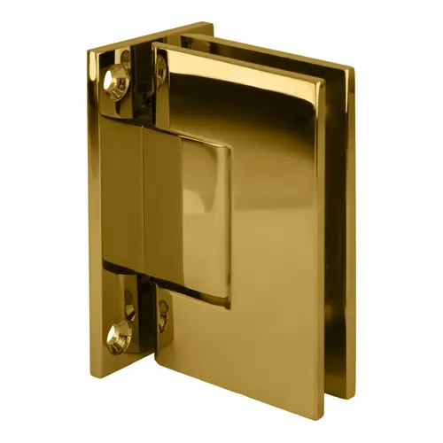 Polished Brass Geneva 037 Series Wall Mount Full Back Plate Standard Hinge Polished Brass Geneva 037 Series Wall Mount Full Back Plate Standard Hinge