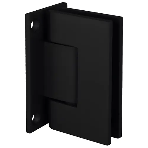 Matte Black Geneva 037 Series Wall Mount Full Back Plate Standard Hinge