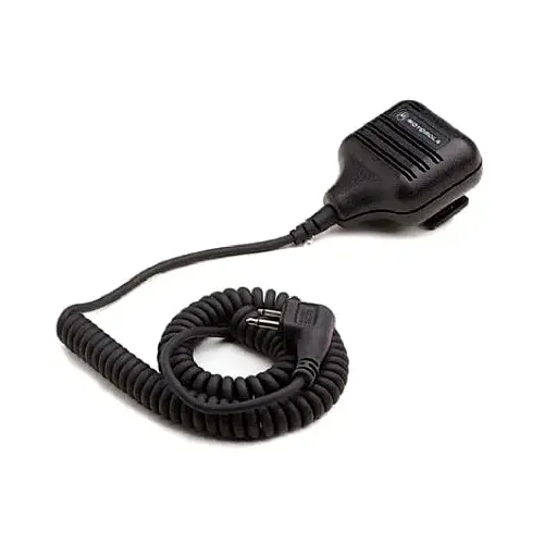 External Speaker and Push-to-Talk Microphone Black External Speaker and Push-to-Talk Microphone Black
