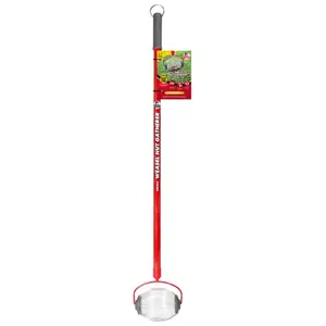 Garden Weasel 95334 Nut Gatherer 47.5" Steel Steel Handle Red