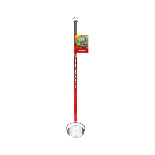 Nut Gatherer 47.5" Steel Steel Handle Red