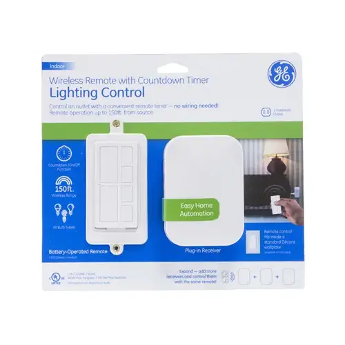 Wireless Remote Lighting Control With Countdown Timer