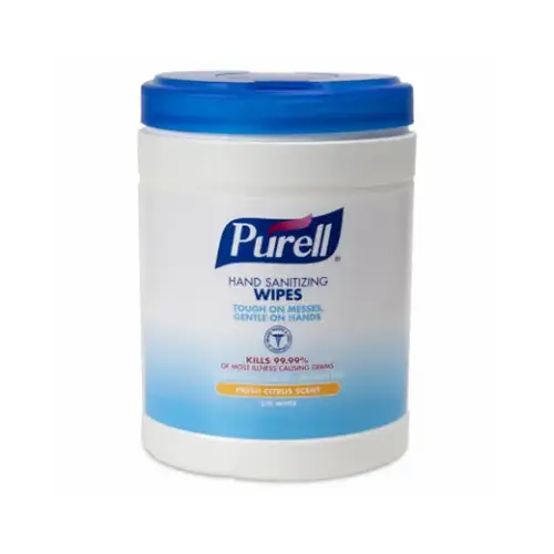 Sanitizing Wipes White - pack of 6