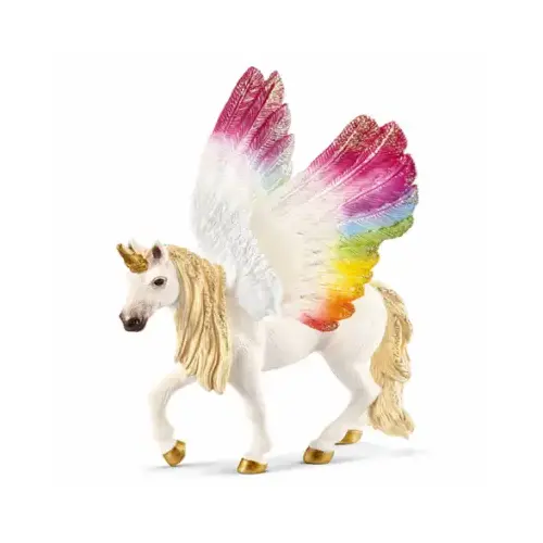 Rainbow Winged Unicorn Toy Animal Figure, Ages 3 & Up Rainbow Winged Unicorn Toy Animal Figure, Ages 3 & Up