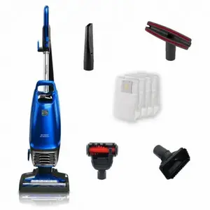 CLEVA NORTH AMERICA, INC. BU4021 Intuition Bagged Upright Vacuum, Swivel Steering, No Touch Bag Technology